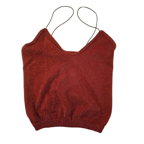 FP Movement by Free People Shimmering Brown Tank Top - Picture 5 of 7